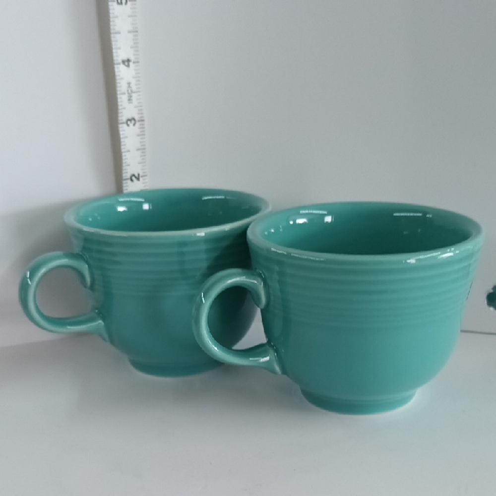 Aqua Ceramic Mug Set